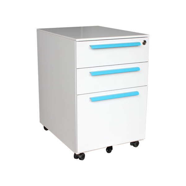 HDT藍(lán)色扣手活動柜