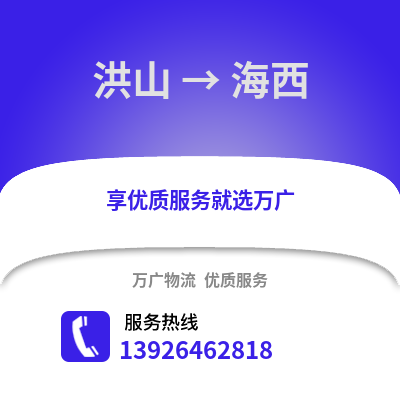 武漢洪山到海西物流專線_武漢洪山到海西貨運專線公司
