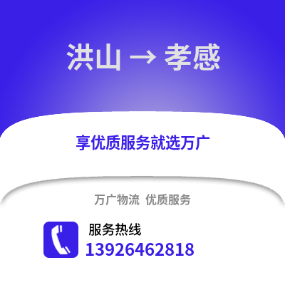 武漢洪山到孝感物流專線_武漢洪山到孝感貨運專線公司