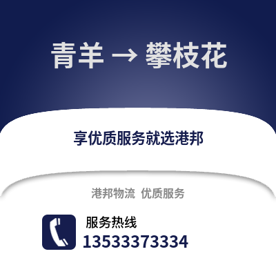 成都青羊到攀枝花物流專線_成都青羊到攀枝花貨運專線公司