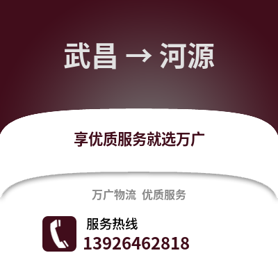 武漢武昌到河源物流專線_武漢武昌到河源貨運專線公司