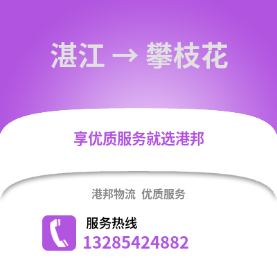 湛江到攀枝花物流專線_湛江到攀枝花貨運專線公司